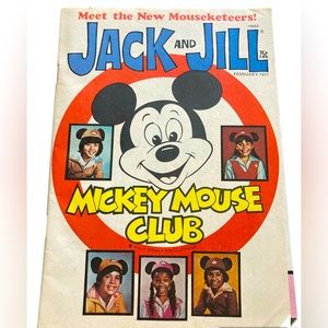 Jack & Jill Mickey Mouse Club Magazine Feb 1977 Meet The New Mouseketeer’s Retro